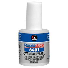 Rapidstick™ 8401 Cyanoacrylate Adhesive, 10g Brush Bottle