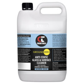 Ground Zero Anti-Static Glass & Surface Cleaner, 5 Litres