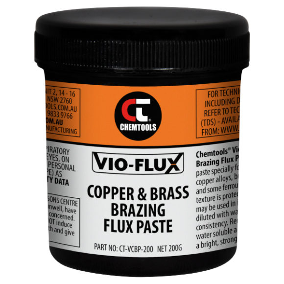 Vio-Flux Copper & Brass Brazing Flux Paste, 200g