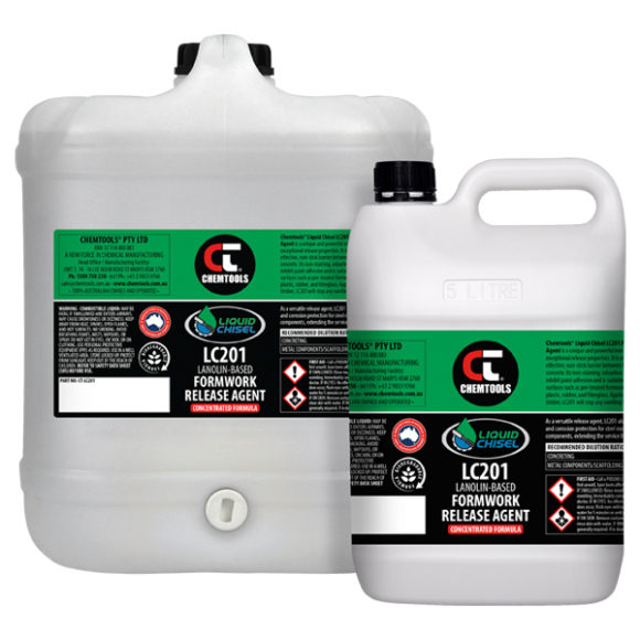 Liquid Chisel LC201 Formwork Release Agent Product Range