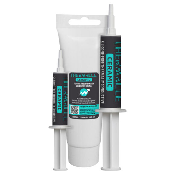 Thermalle™ CERAMIC Silicone-Free Thermally Conductive Grease Product Range
